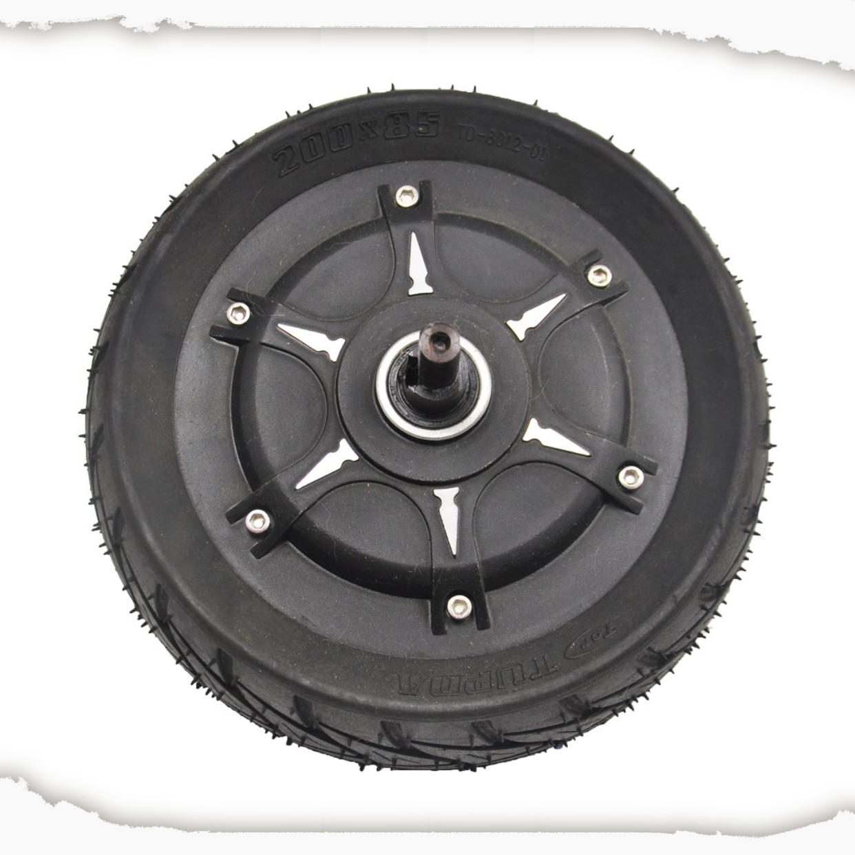 LONNYO Motor 8 Inch Solid Wide Tire Hub Motor 主图2.jpg