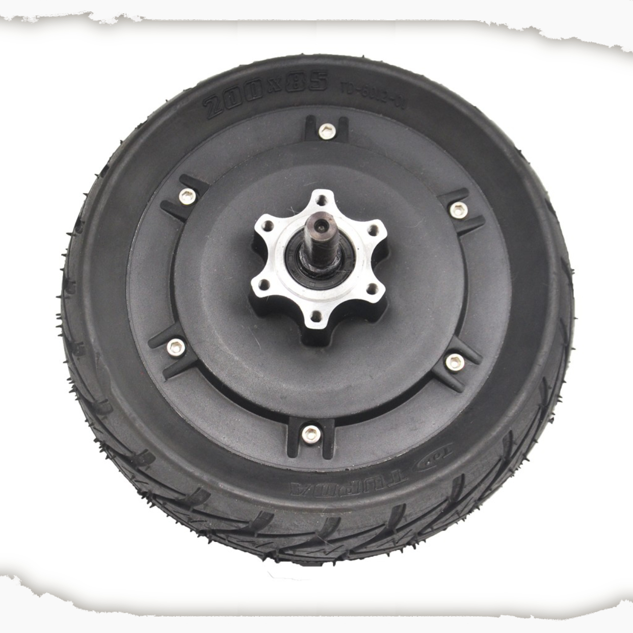 LONNYO Motor 8 Inch Solid Wide Tire Hub Motor 主图4.jpg